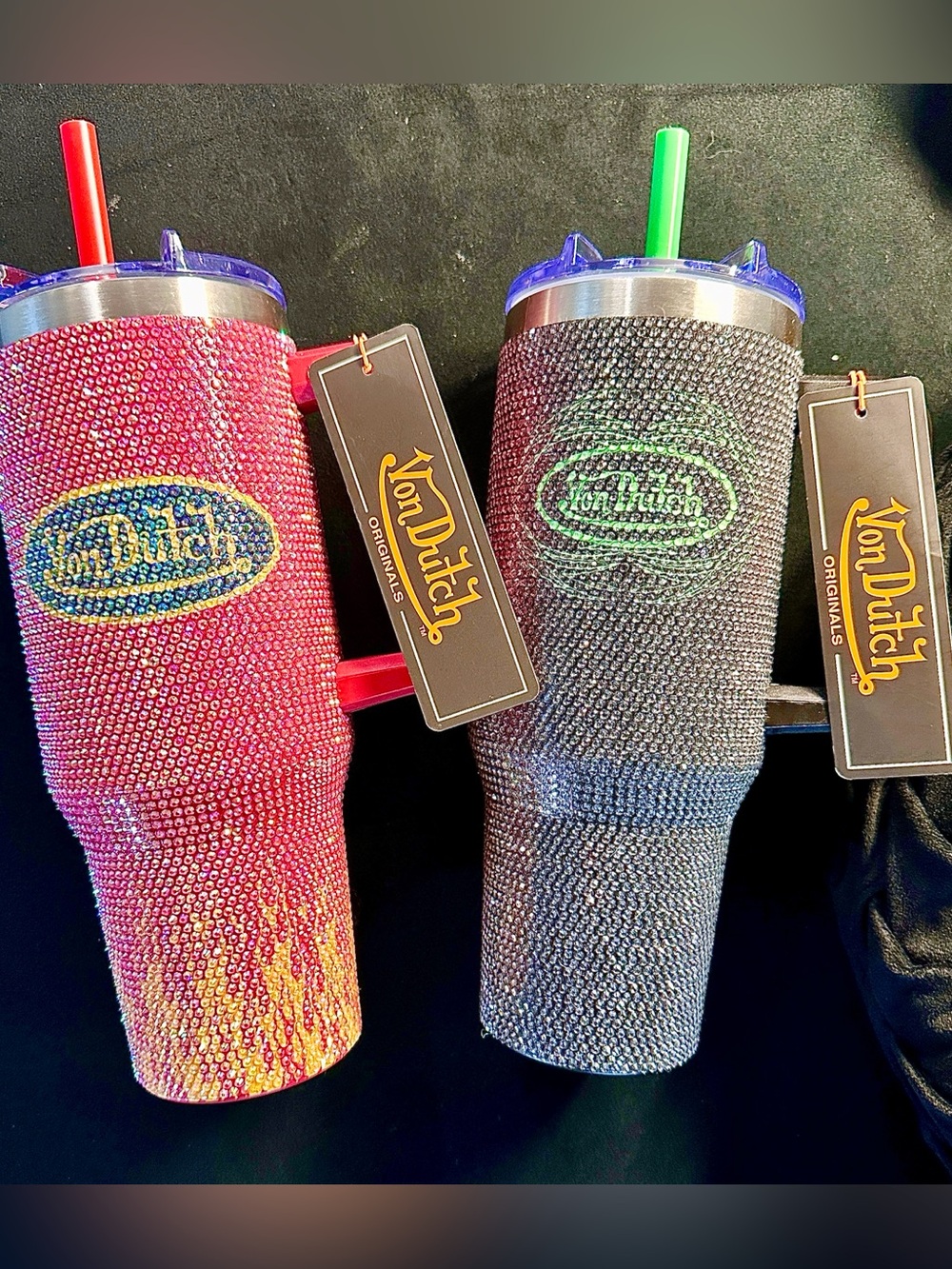 Von Dutch Originals Rhinestone Tumbler Set